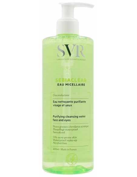 Svr Sebiaclear Eau Micellaire Agua Micelar Purificante 400Ml