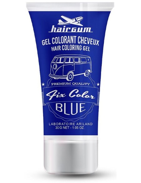 Hairgum Fix Color Gel Tinte Cabello Azul 30Ml