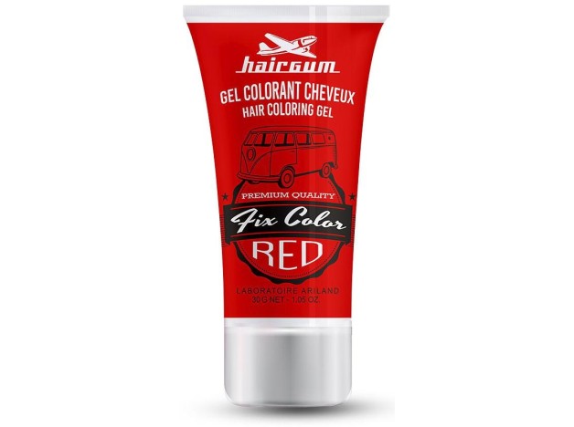Hairgum Fix Color Gel Colorante Cabello Rojo 30Ml
