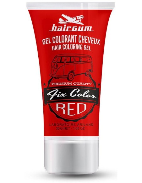 Hairgum Fix Color Gel Colorante Cabello Rojo 30Ml