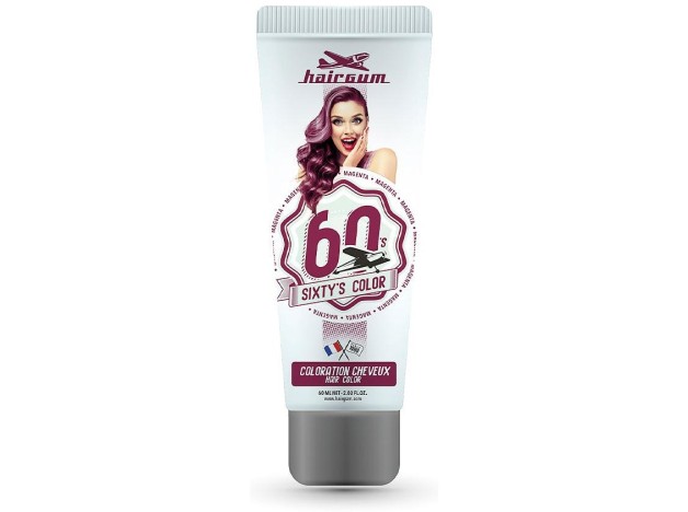 Hairgum Sixty'S Color Hair Color Magenta 60Ml