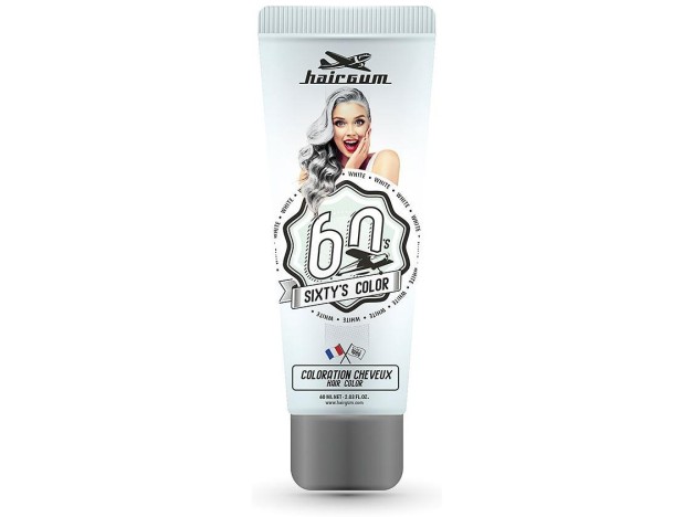 Hairgum Sixty'S Color Hair Color White 60Ml