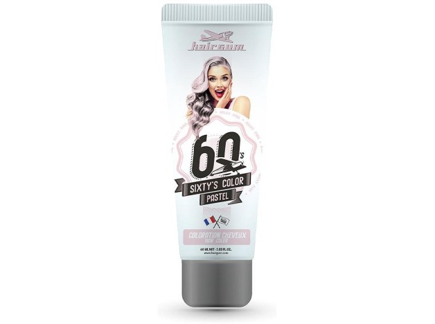 Hairgum Sixty'S Color Hair Color Milky Pink 60Ml