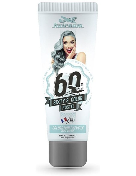 Hairgum Sixty'S Color Hair Color Icy Blue 60Ml