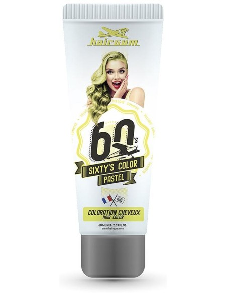 Hairgum Sixty'S Color Hair Color Yellow Sunrise 60Ml