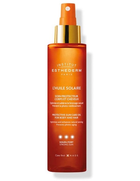 Institut Esthederm Aceite Solar Protector Cuerpo Y Cabello Sol Fuerte Spray 150Ml