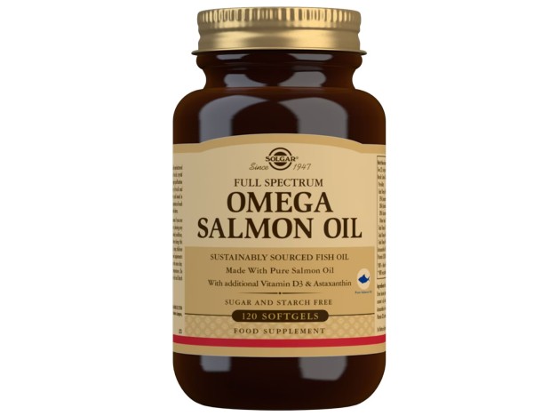 Solgar Full Spectrum Omega Salmon Oil 120 Cápsulas
