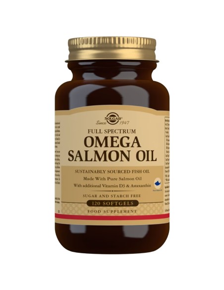 Solgar Full Spectrum Omega Salmon Oil 120 Cápsulas