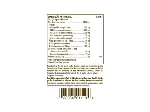 Solgar Full Spectrum Omega Salmon Oil 120 Cápsulas