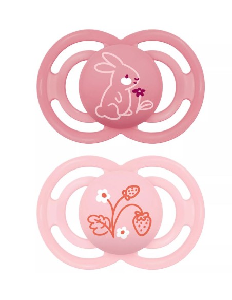 MAM Chupete Perfect Silicona + 6 M Rosa