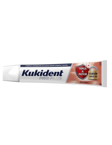 Kukident Pro Plus Firmeza al Masticar 60 gramos Sin Sabor