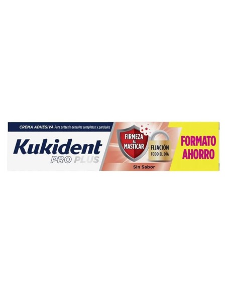 Kukident Pro Plus Firmeza al Masticar 60 gramos Sin Sabor