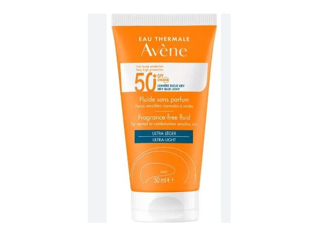 Avene Solar Cara Fluído Ultraligero SPF 50+ 50 ml