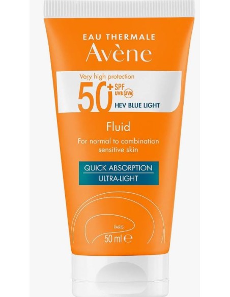 Avene Solar Cara Fluído Ultraligero SPF 50+ 50 ml