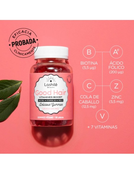 Lashilé Beauty Good Hair 60 Gominolas
