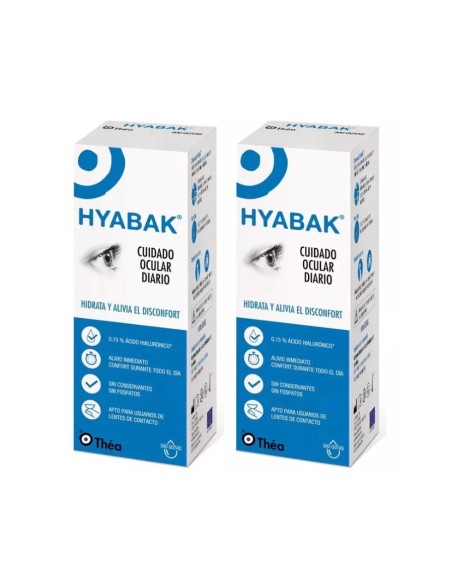 Hyabak Colirio 10 ml ¡Duplo!