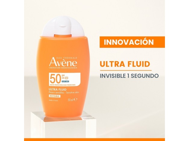 Avene Solar Cara Ultra Fluid Invisible SPF50 50 ml