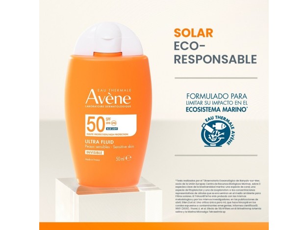 Avene Solar Cara Ultra Fluid Invisible SPF50 50 ml