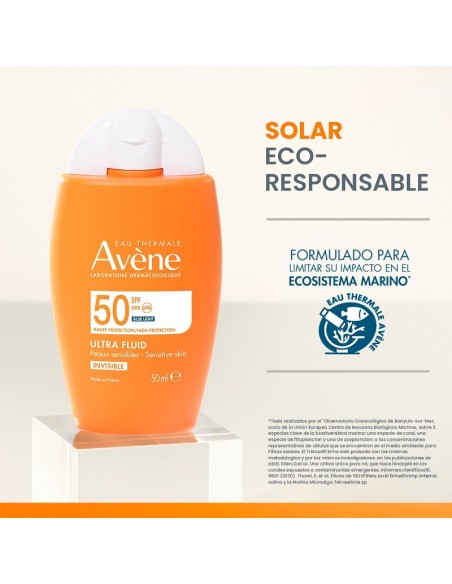 Avene Solar Cara Ultra Fluid Invisible SPF50 50 ml