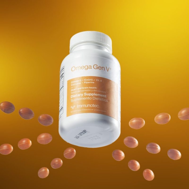 Immunocal Omega Gen V 120 Cápsulas - Suplemento de Proteína de Suero