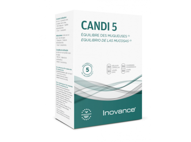 Inovance Candi 5 30 Cápsulas + 30 Comprimidos