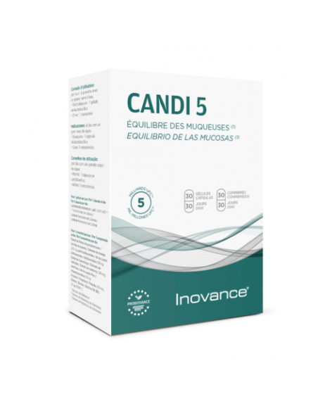 Inovance Candi 5 30 Cápsulas + 30 Comprimidos