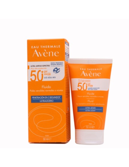 Avene Solar Cara Fluído Ultraligero SPF 50+ 50 ml