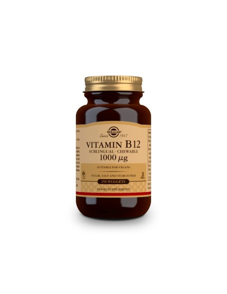 Solgar Vitamina B12 1000Mcg 250 Comprimidos Sublinguales