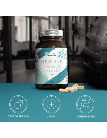 Naturadika Tribulus+Maca Viboost 2x60 Cápsulas ¡Duplo!