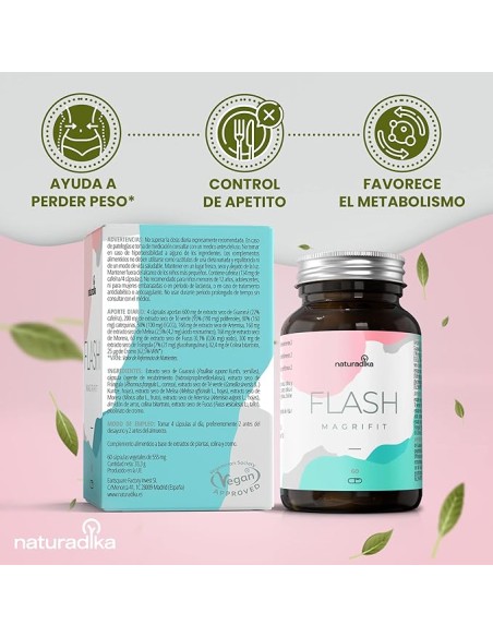 Naturadika Magrifit Flash 2x60 Cápsulas ¡Duplo!