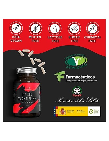 Naturadika Men Complex Viboost 2x60 Cápsulas ¡Duplo!