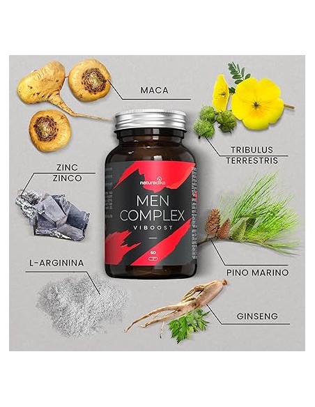 Naturadika Men Complex Viboost 2x60 Cápsulas ¡Duplo!