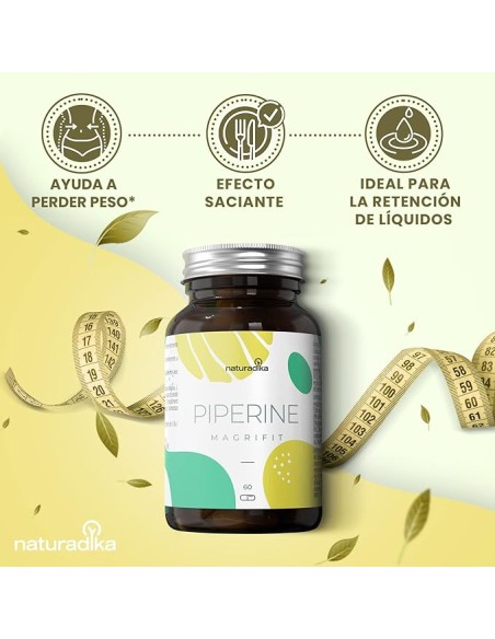 Naturadika Piperine Magrifit 2x60 cápsulas ¡Duplo!