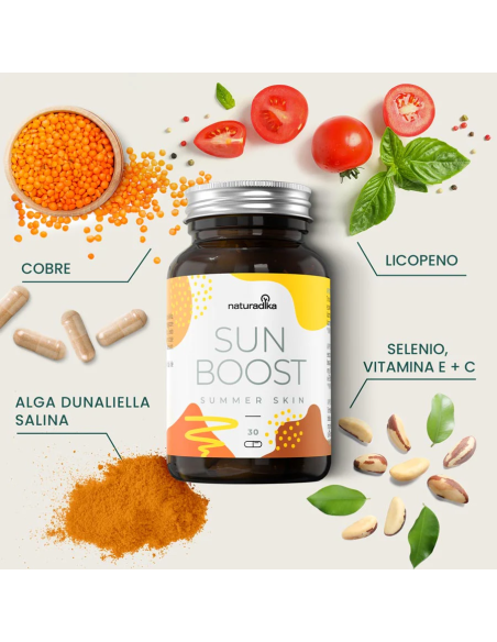 Naturadika Sun Boost Summer Skin 2x30 Cápsulas ¡Duplo!