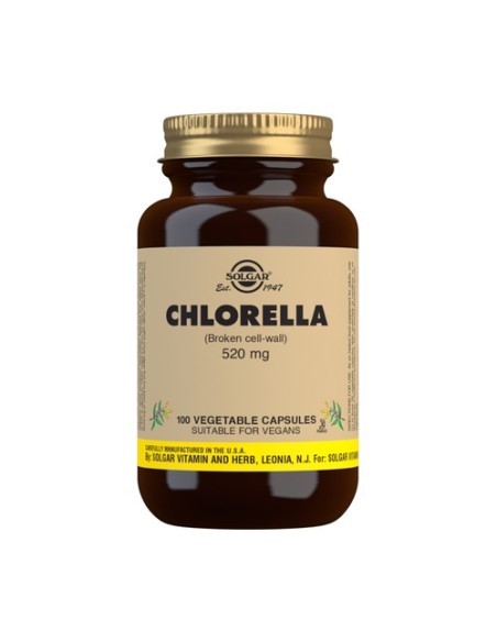Solgar Clorela 520 mg 100 cápsulas vegetales