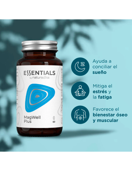 Naturadika Essentials Magwell Plus 2x60 Cápsulas ¡Duplo!