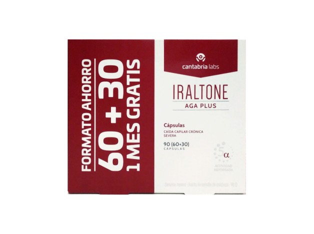 Iraltone AGA Plus 60 + 30 Cápsulas