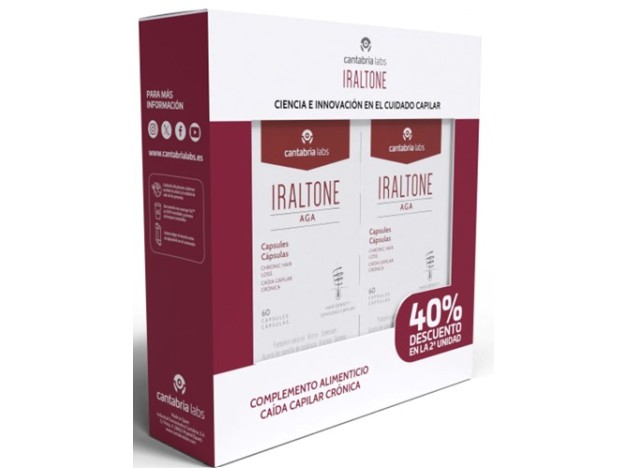 Iraltone AGA 2 x 60 Cápsulas