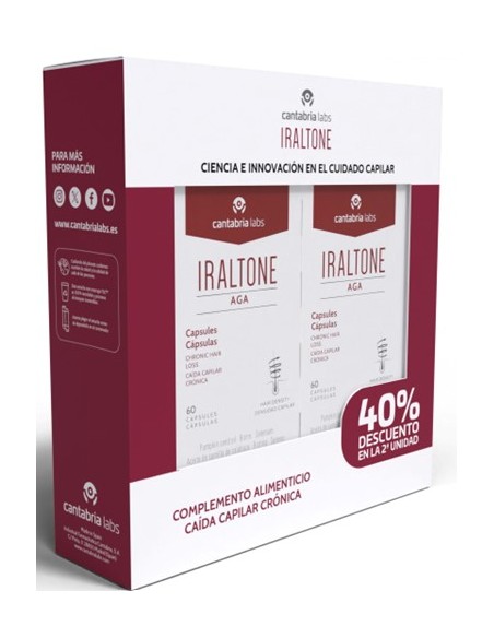 Iraltone AGA 2 x 60 Cápsulas