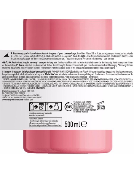 L'Oréal Serie Expert Pro Longer Champú 500Ml