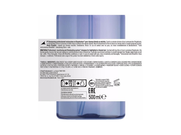 L'Oreal Champú Iluminador Blondifier Gloss 500Ml