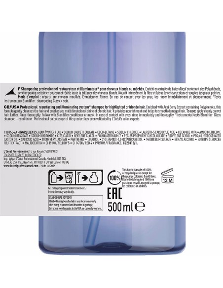 L'Oreal Champú Iluminador Blondifier Gloss 500Ml
