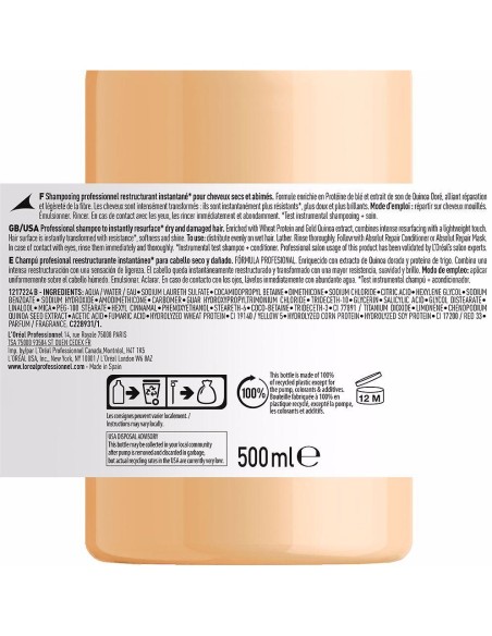 L'Oreal Expert Absolut Repair Champú 500Ml