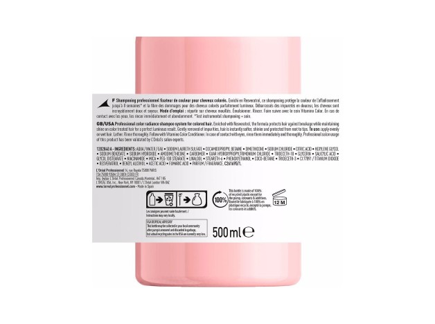 L'Oreal Expert Vitamino Color Champú 500Ml