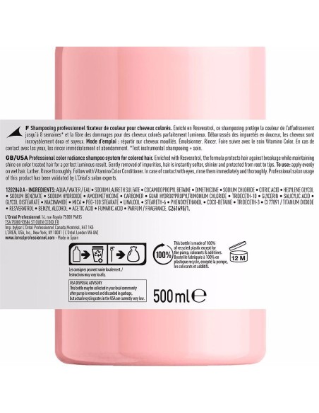 L'Oreal Expert Vitamino Color Champú 500Ml