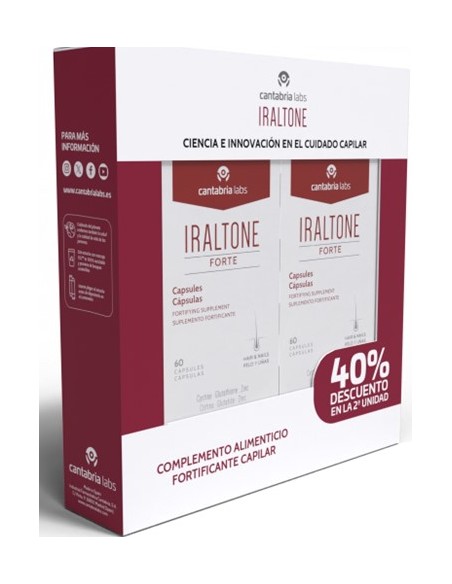 Iraltone Forte 2 x 60 Cápsulas Pack