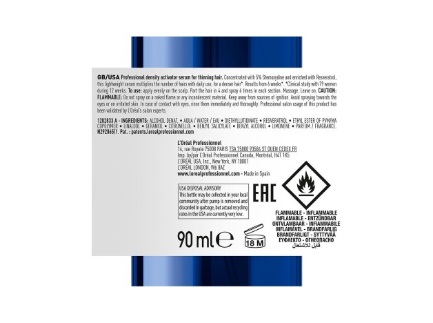 L'Oréal Serioxyl Advanced Density Activator...