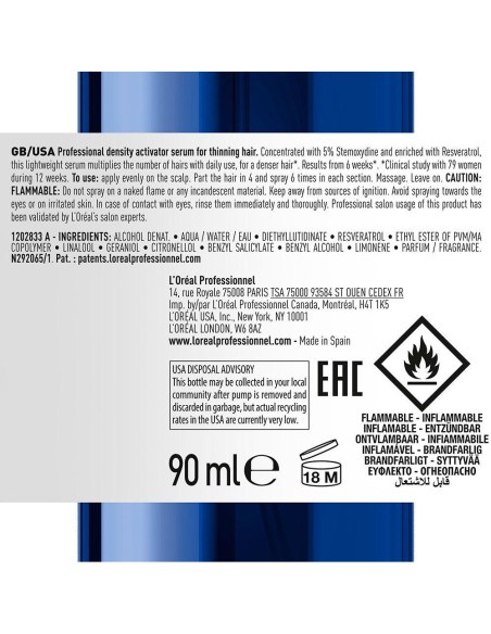 L'Oréal Serioxyl Advanced Density Activator Densifier Professional Serum 90Ml
