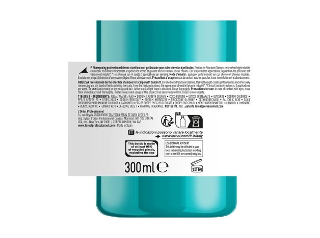 L'Oréal Scalp Advanced Anti Dandruff Shampoo 300Ml