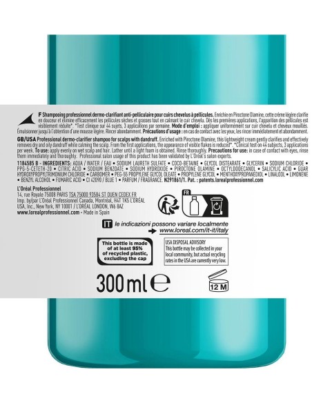 L'Oréal Scalp Advanced Anti Dandruff Shampoo 300Ml